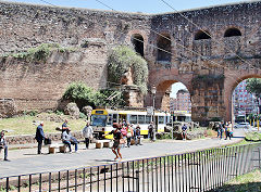 Centocelle Railway '836' at Porta Maggiore, Rome, May 2022