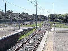 
End of the line at the seaside, Cristoforo Colombo, May 2022