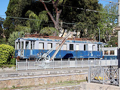 Porta San Paolo Museum 'ECD 21' from the Rome–Civitacastellana–Viterbo railway, May 2022