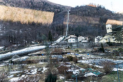 
Pipeline and narrow-gauge maintenance line at Tirano, Italy, February 2019