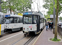 
Antwerp trams '7080' and '7097', Belgium, June 2024