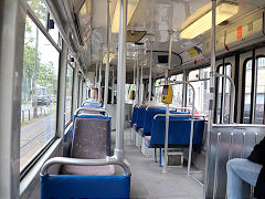 
Antwerp tram '7118' interior, Belgium, June 2024