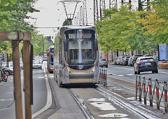 
Tram '3212' at Brussels Midi, Belgium, June 2024