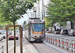 
Tram '7914 at Waluwe, Brussels Midi, Belgium, June 2024