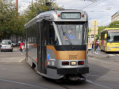 
Tram '7771' at Brussels Midi, Belgium, September 2022