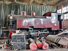 'SA01' from SAFEA, built by Anglo-Franco-Belge in 1945, Trois Vallees, Belgium, June 2024