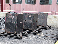 Coaling skips, Trois Vallees, Belgium, June 2024