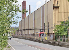 
Tram '7403' at  Charleroi, Belgium, June 2024