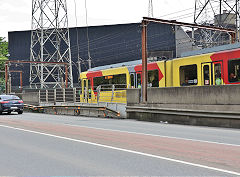 
Tram '7403' at  Charleroi, Belgium, June 2024