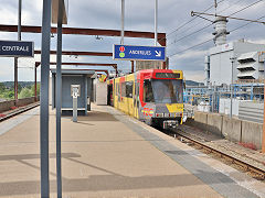 
Tram '7410' at  Charleroi, Belgium, June 2024