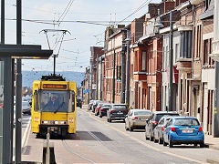 
Tram '7436' at  Charleroi, Belgium, June 2024