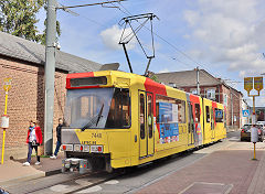 
Tram '7440' at  Charleroi, Belgium, June 2024
