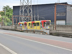 
Tram '7441' at  Charleroi, Belgium, June 2024