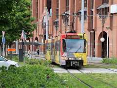 
Tram '7445' at  Charleroi, Belgium, June 2024
