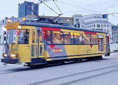 
Tram '7884' at  Charleroi, Belgium, June 2024