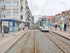 
Kusttram '6141', near De Panne, Belgium, June 2024