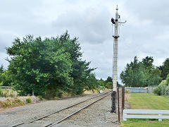 
An aged signal post, Carterton, January 2013