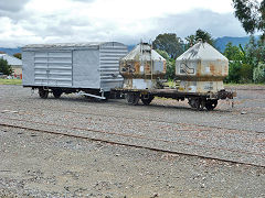 
Museum Society wagons, Carterton, January 2013