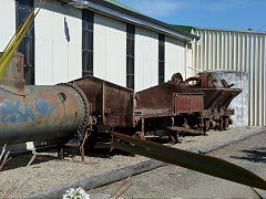 
Wagons at Gisborne City Vintage Railway, Hawkes Bay, January 2013