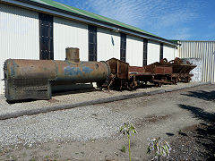 
Wagons at Gisborne City Vintage Railway, Hawkes Bay, January 2013