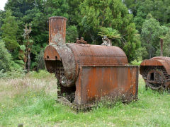 Moki Forest boilers, Taranaki, January 2013