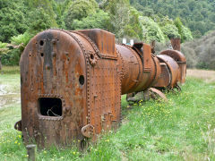 
Moki Forest boilers, Taranaki, January 2013