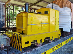 
Hudswell Clarke D597, ex PWD and NZ Army, Pahiatua Railcar Museum, January 2013