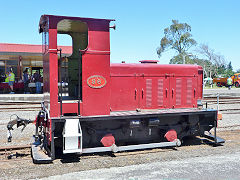 
Drewry Tr 36 of 1939, Pahiatua Railcar Museum,  January 2013