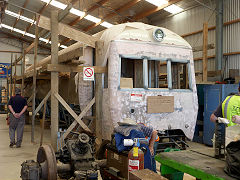 
Rimutaka railcar Rm 5, Pahiatua Railcar Museum,  January 2013