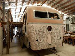 
Rimutaka railcar Rm 5, Pahiatua Railcar Museum,  January 2013