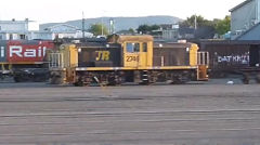 Palmerston North, On shed in passing was DSC 2746, January 2013