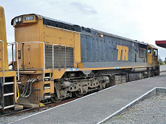 
DFT 7077 at Stratford station, Taranaki, January 2013