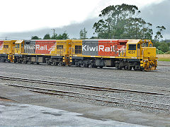 DC 4605 and DCP 4634 at Stratford station, Taranaki, January 2013