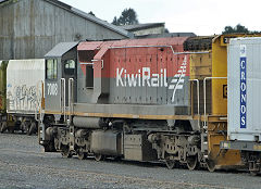 
DFT 7008 at Stratford station, Taranaki, January 2013