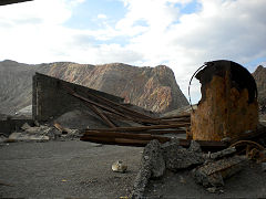 White Island Sulpher Works, April 2010, © Photo courtesy of Emma Jenkins