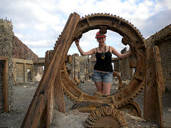 White Island Sulpher Works, April 2010, © Photo courtesy of Emma Jenkins