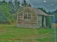 
Woodside goods shed, Wairarapa, December 2012