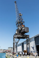 
Wellington harbour crane, Wellington, January 2017