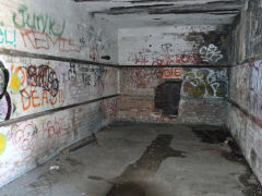 
Interior of the barracks, Fort Ballance, Wellington, January 2013