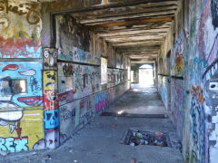 
Interior of the barracks, Fort Ballance, Wellington, January 2013