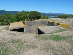 Gun Pit No 4, Somes Island, Wellington, January 2013