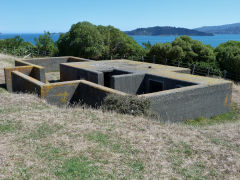 Gun Pit No 4, Somes Island, Wellington, January 2013
