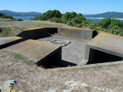 Gun Pit No 3, Somes Island, Wellington, January 2013