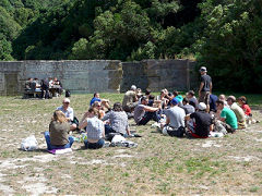 
Briefing the working party, Trelissick Park, 2016, © Photo courtesy of Trelissick Park Group