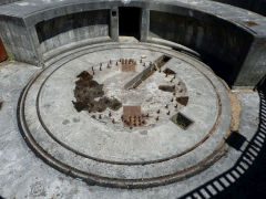 
Gun pit No 1, Wrights Hill, Wellington, January 2013