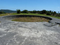 Gun pit No 2, Wrights Hill, Wellington, January 2013