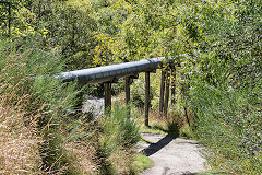 
Mace Valley pipeline, Arrowtown, dating from the 1860s February 2017