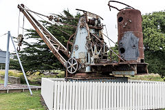 
1926 Stothert and Pitt steam crane used in the quarries at Oamaru, February 2017