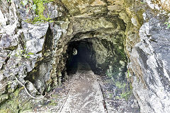
The mis-aligned Irishmans Tunnel, Charming Creek Railway, February 2017