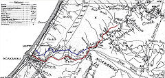 
Charming Creek Railway route map